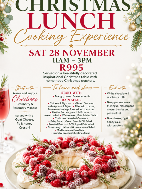 Christmas Lunch Cooking Experience - 28 November
